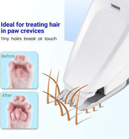 Portable LED Pet Nail Grinder – Rechargeable Cordless Paw Trimmer for Dogs, Cats & Small Pets