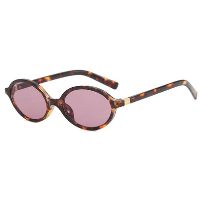 Trendy Small Retro Oval Sunglasses — Vintage Steampunk Round Shades for Women, Fashion UV400 Eyewear