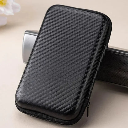 Portable EVA Storage Bag | Zipper Pouch for Mobile Phone Chargers, Hard Disks, U Disks, and Data Cables - Available in 1 or 2pcs