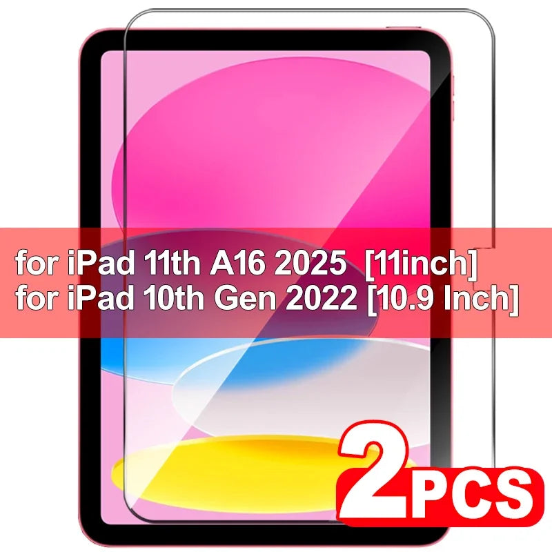 Tempered Glass Screen Protector for iPad — Shatterproof Protective Film for iPad Air 11, 11th & 10th Gen, 11–13-inch Models