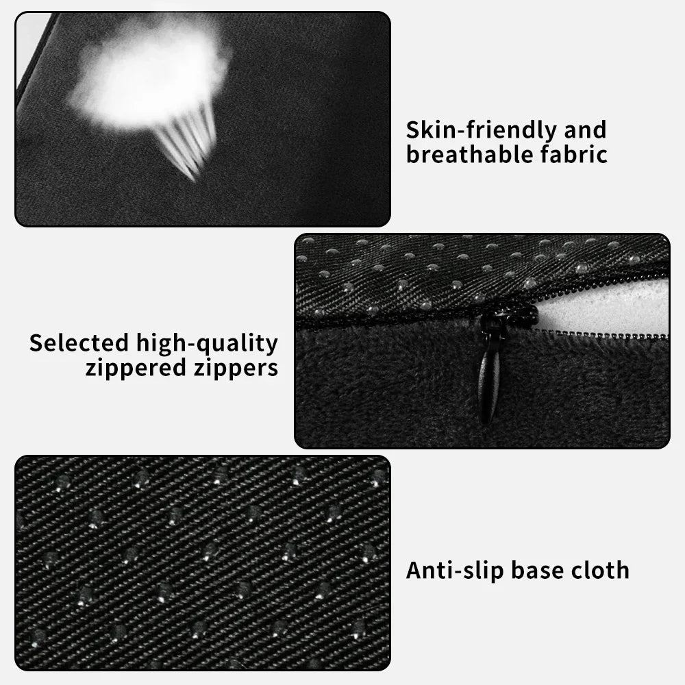 U-Shaped Memory Foam Eyelash Pillow - Ergonomic Neck Support for Lash Extensions, Beauty Salon & Home Use
