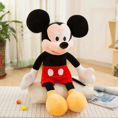 Disney Mickey & Minnie 35cm Plush Toy Cute Couple Red Pink Gift for Kids