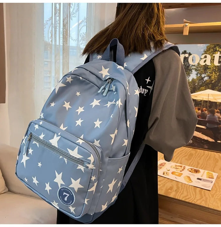 Star Laptop Backpack 17 Inch | Cute Travel & College Bag for Women, Men, Students, Back to School Bookbag