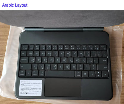 Magic Keyboard for iPad Pro 11/12.9, Air 4/5 & iPad 10th Gen – Smart Magnetic Case & Cover