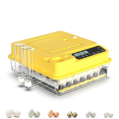 36–216 Egg Incubator - Fully Automatic Temperature, Water & Egg Turning for Chicken, Duck & Goose Eggs