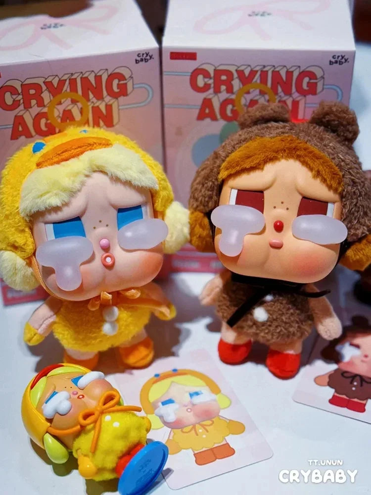 New Genuine Crybaby Crying Again Series Blind Box – Vinyl Face Doll Pendant Keychain Mystery Toy Gift