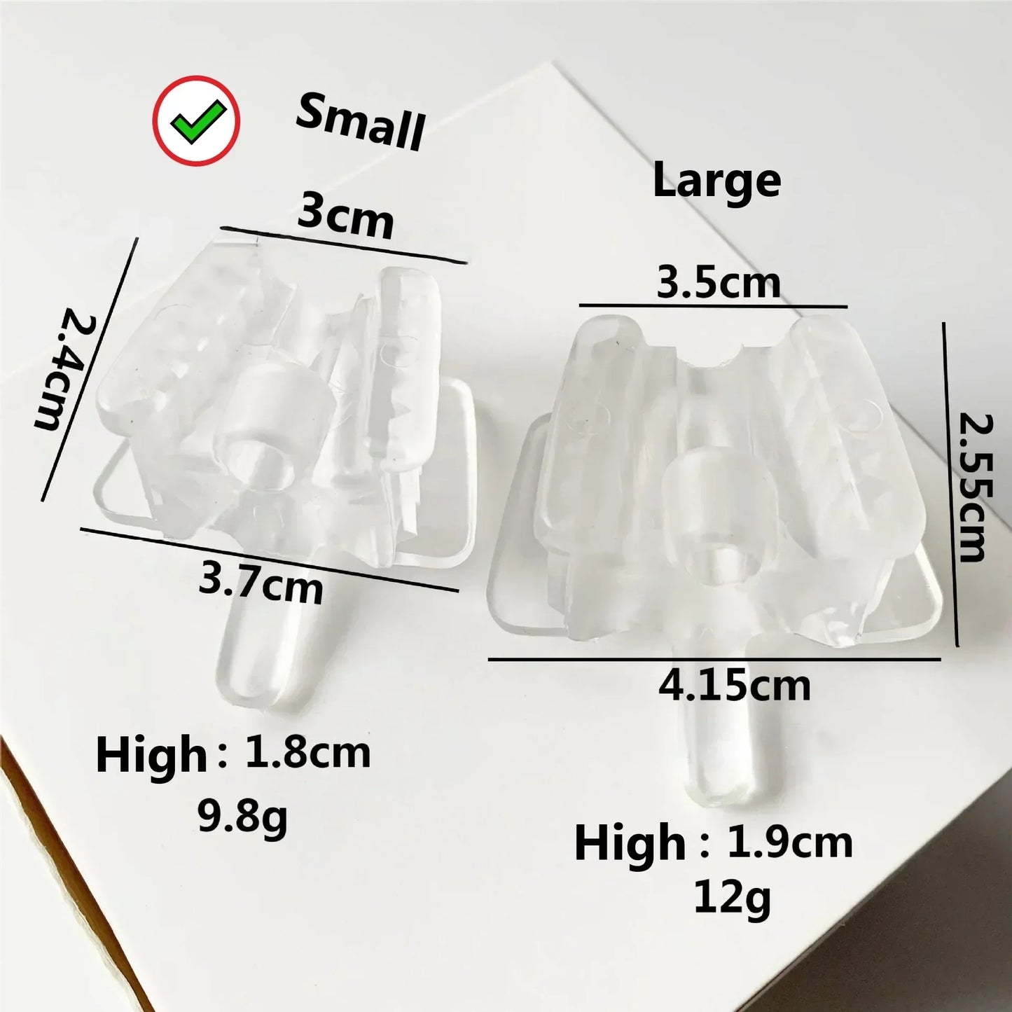 5pcs Dental Mouth Support Saliva Ejector Suction Tips with Occlusal Pad Mouth Opener Retractor