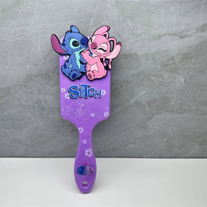 Miniso Disney Lilo & Stitch Air Cushion Massage Comb – Cartoon Stitch Hairbrush for Kids & Students