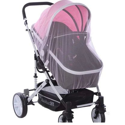 Baby Stroller Mosquito Net - Summer Insect Protection Mesh Cover for Infant Prams & Pushchairs
