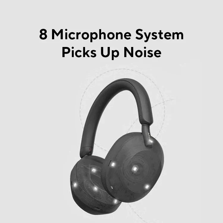 Sony WH-1000XM5 Wireless Noise-Canceling Headphones – Foldable Bluetooth Earphones with Bass Stereo Sound for Gaming, Business & Exercise