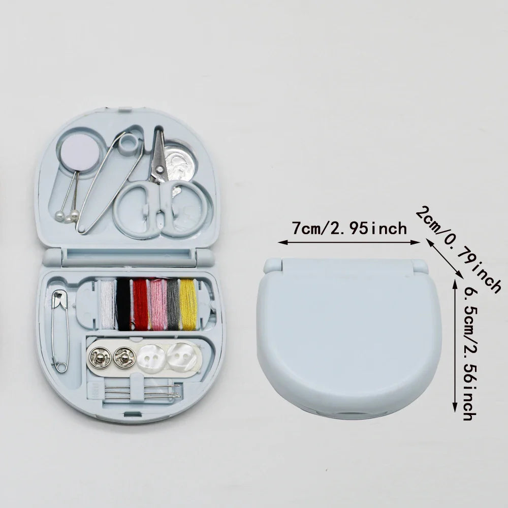 Mini Portable DIY Sewing Box – Travel & Home Sewing Kit