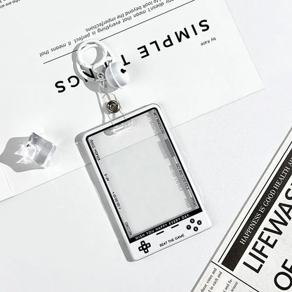 Kpop Card Holder — Fashion Transparent Student ID & Photocard Protector with String for Kids & Idol Fans