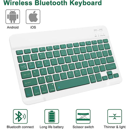 iPad 10th Generation 2022 Case – 10.9 Inch with Detachable Wireless Bluetooth Keyboard & Tablet Cover