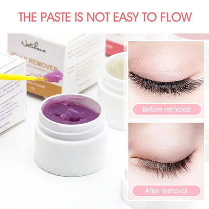NATUHANA Eyelash Extension Jelly Remover – Fast, Safe, Non-Irritating Gel Glue Remover for Makeup