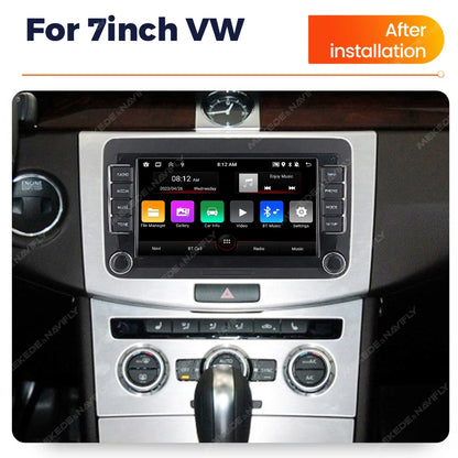 Android 13 Wireless CarPlay Multimedia Player – 7/8/9" IPS Screen GPS & WiFi Car Radio for VW Passat, Golf, Polo, Jetta & Skoda
