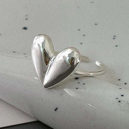 925 Sterling Silver Geometric Ring — BF CLUB Fashion Handmade Ring for Women, Party & Christmas Gift