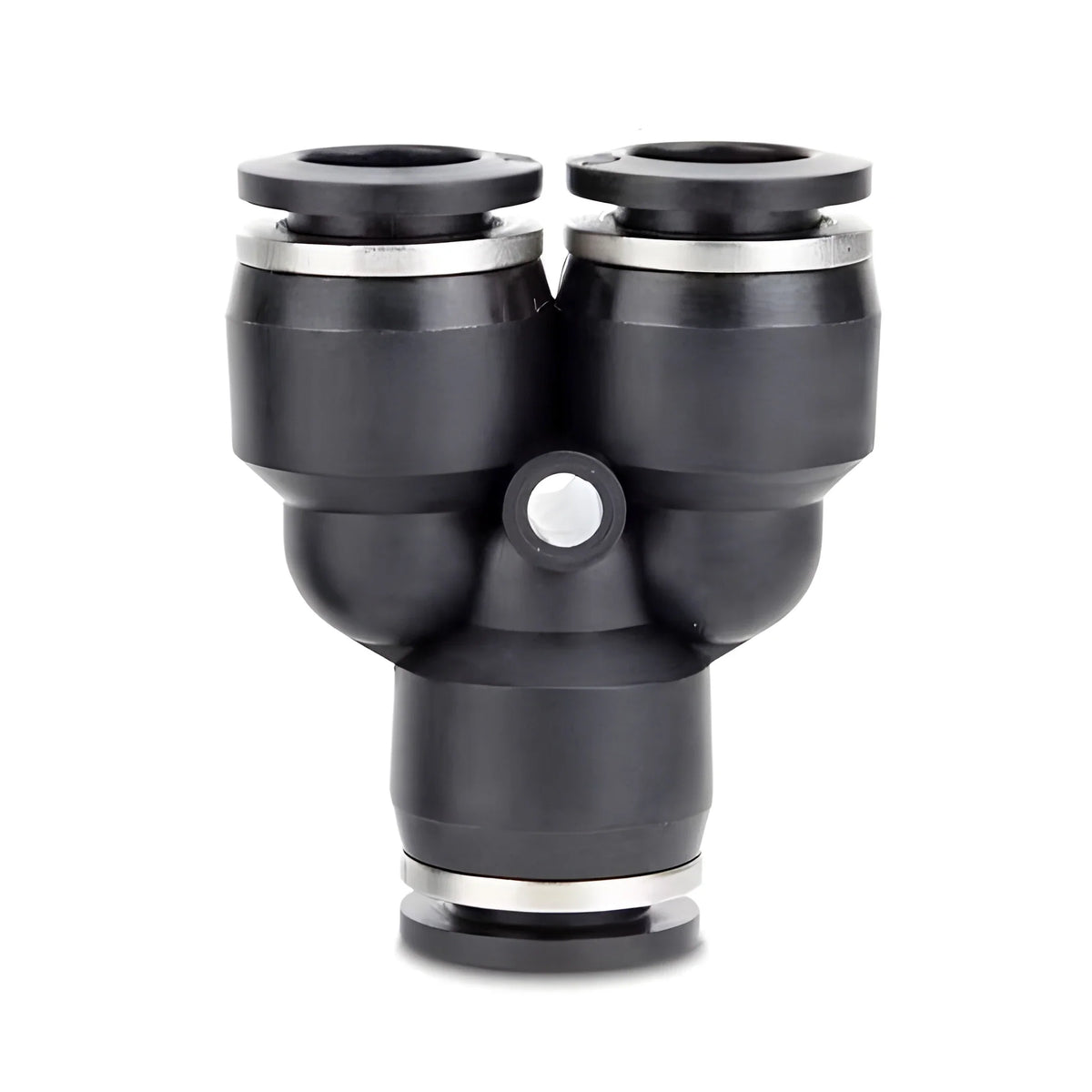 High Quality Pneumatic Air Tube Quick Connector Fitting – Black PU/PE/NY Pipe Fittings 3–16mm Industrial Hose Adapter Set