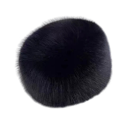 Women’s Winter Fluffy Fur Hat – Thick Warm Faux Fur Ski Cap, Russian Mink Fisherman Style, Windproof