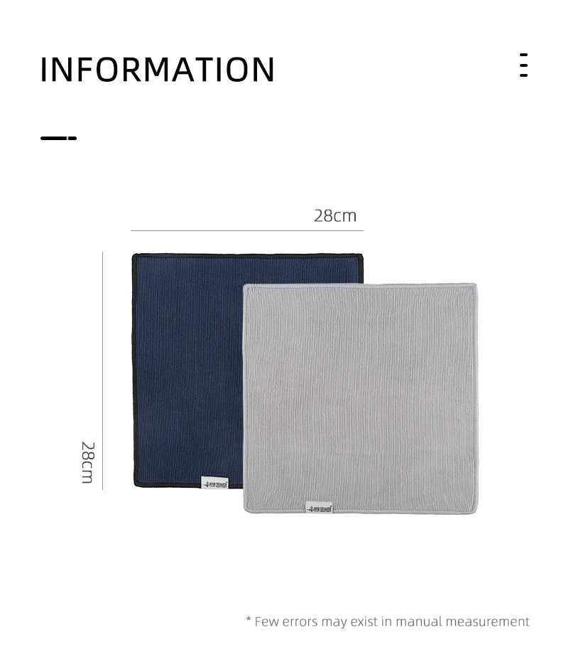 MHW-3BOMBER Barista Coffee Towels – Professional Square Cleaning Cloths for Espresso Machines & Kitchen Use