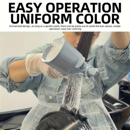 Smart Hair Coloring Tool – Easy Hair Dye & Bleach Applicator with Adjustable Flow, Salon Use