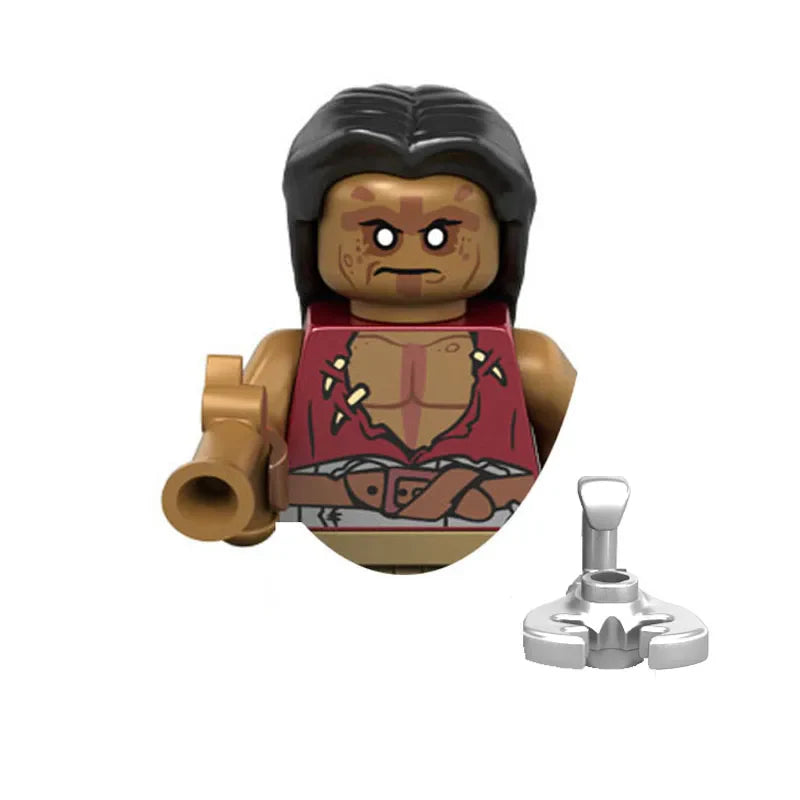 Locking Alien Action Figure — Prometheus Ice Monster Robot Building Blocks Toy, Educational Gift for Children