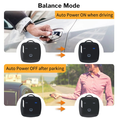 Deelife Car TPMS – Tire Pressure Monitoring System for Android and iOS with Bluetooth BLE Sensors for 4-5 Wheels