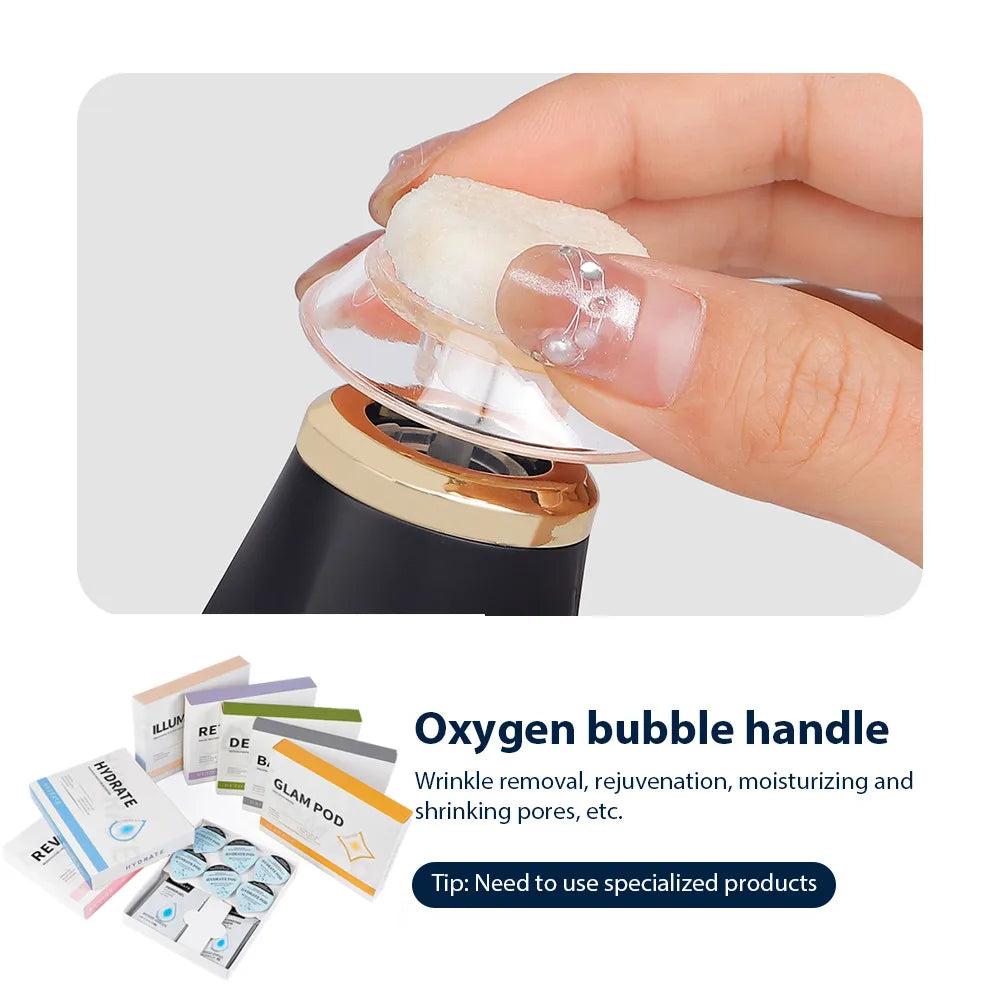 Glam Pod CO2 Capsules for Aqua Facial Machine – Bubble Skin Care Revive Pods for Beauty Treatment