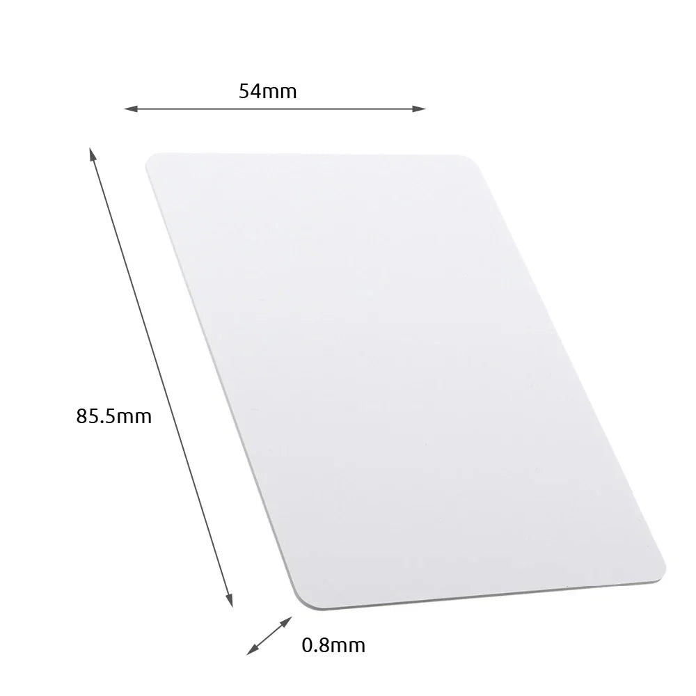 10PCS Rewritable 13.56MHz RFID UID CUID Blank Cards – Cloneable Changeable Smart IC S50 Card Duplicator White Access Cards