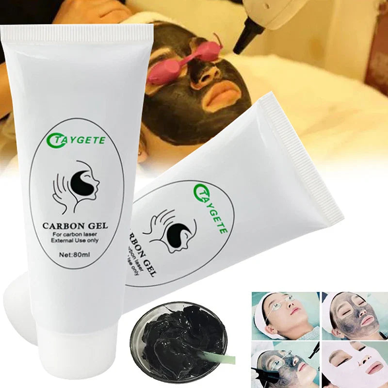 Carbon Cream Black Gel for ND YAG Laser – Skin Peeling, Rejuvenation, Whitening & Deep Cleansing Face Cream