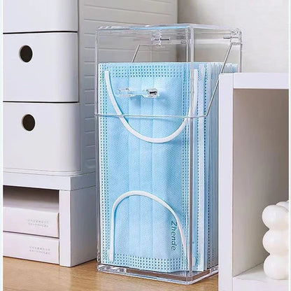 Mask & Wet Tissue Storage Box – Dustproof Baby Wipes Dispenser with Lid for Kitchen & Household