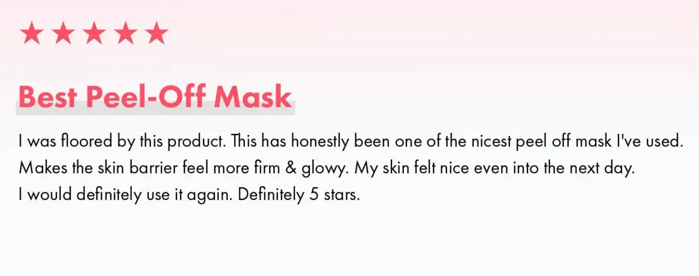 Real Collagen Wrapping Peel-Off Mask – 670,000ppm for Hydration & Elasticity
