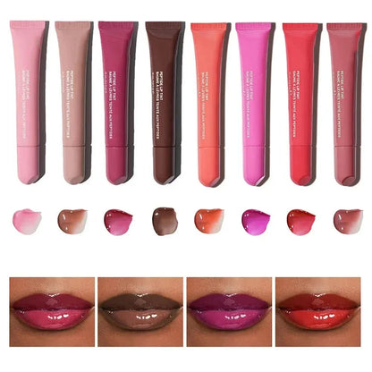Makeup Cheek Blush Cream Stick & Lip Gloss – iPhone Case for iPhone, Toast, Salty Tan, Raspberry & Espresso Lipstick