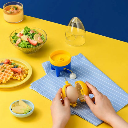 Rocket Manual Golden Egg Puller - Household Scrambler and Yolk Mixer, Albumen Blender for Unbroken Eggs, Kitchen Tool