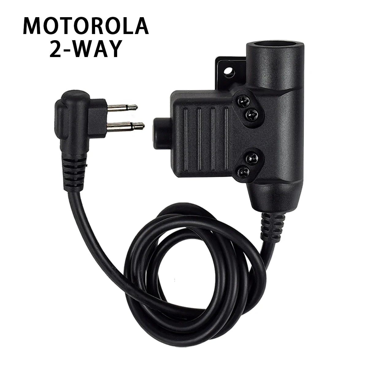 Tactical Bowman Elite II Headset – U94 PTT Communication Headphone for Kenwood & Baofeng UV-5R Radio Accessory