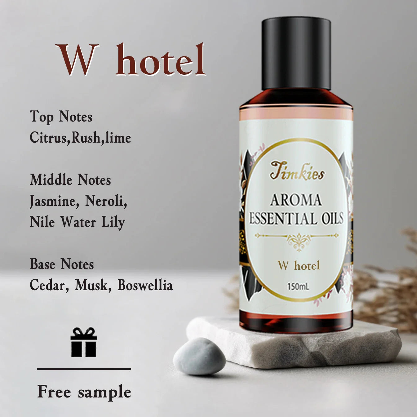 Hotel Collection 150ml Aroma Diffuser Essential Oil – Home & Car Refill for Air Humidifier