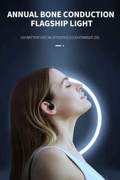 Xiaomi Wireless Bone Conduction Earphones – Bluetooth 5.3 Sports Ear-Hook Headset, Waterproof for Running & Driving