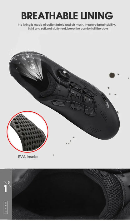 LiXingMing Road Cycling Shoes — Men & Women Racing Sneakers with SPD Cleats