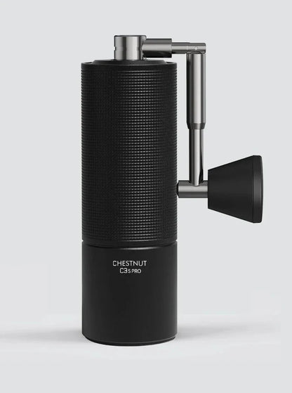 TIMEMORE Chestnut C3S PRO Manual Coffee Grinder — 25g Hand Grinder with Adjustable Steel Burr & Cleaning Brush