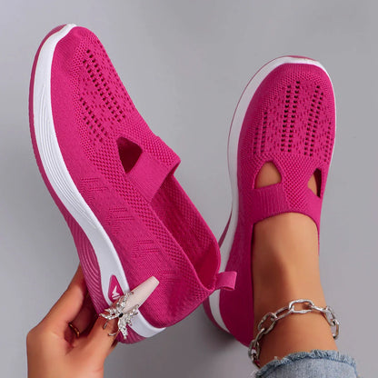 Spring Women's Sports Shoes – Breathable, Lightweight, Non-Slip, Wear-Resistant Casual Sneakers