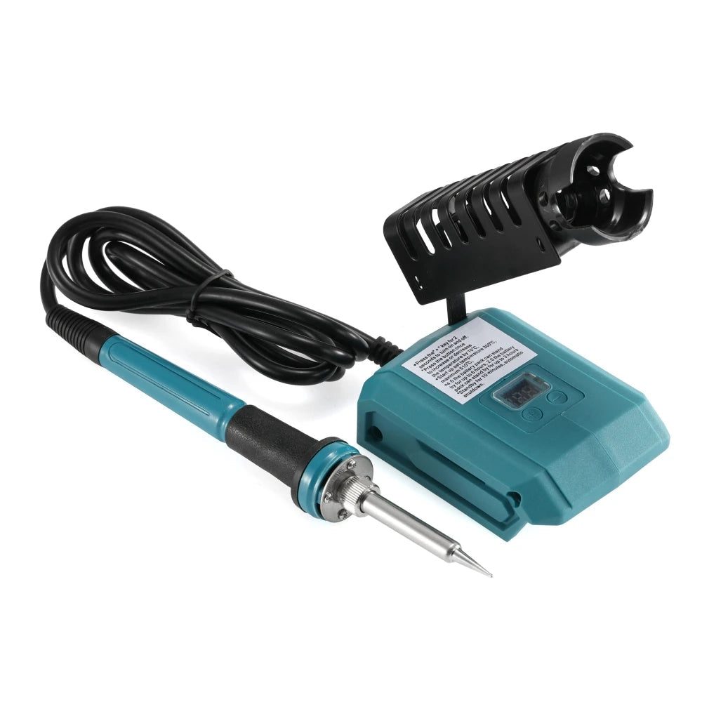 Makita 20V Battery Electric Soldering Iron – 60W Wireless Welding Tool, 300-500℃ Adjustable Temperature, Fast Heating