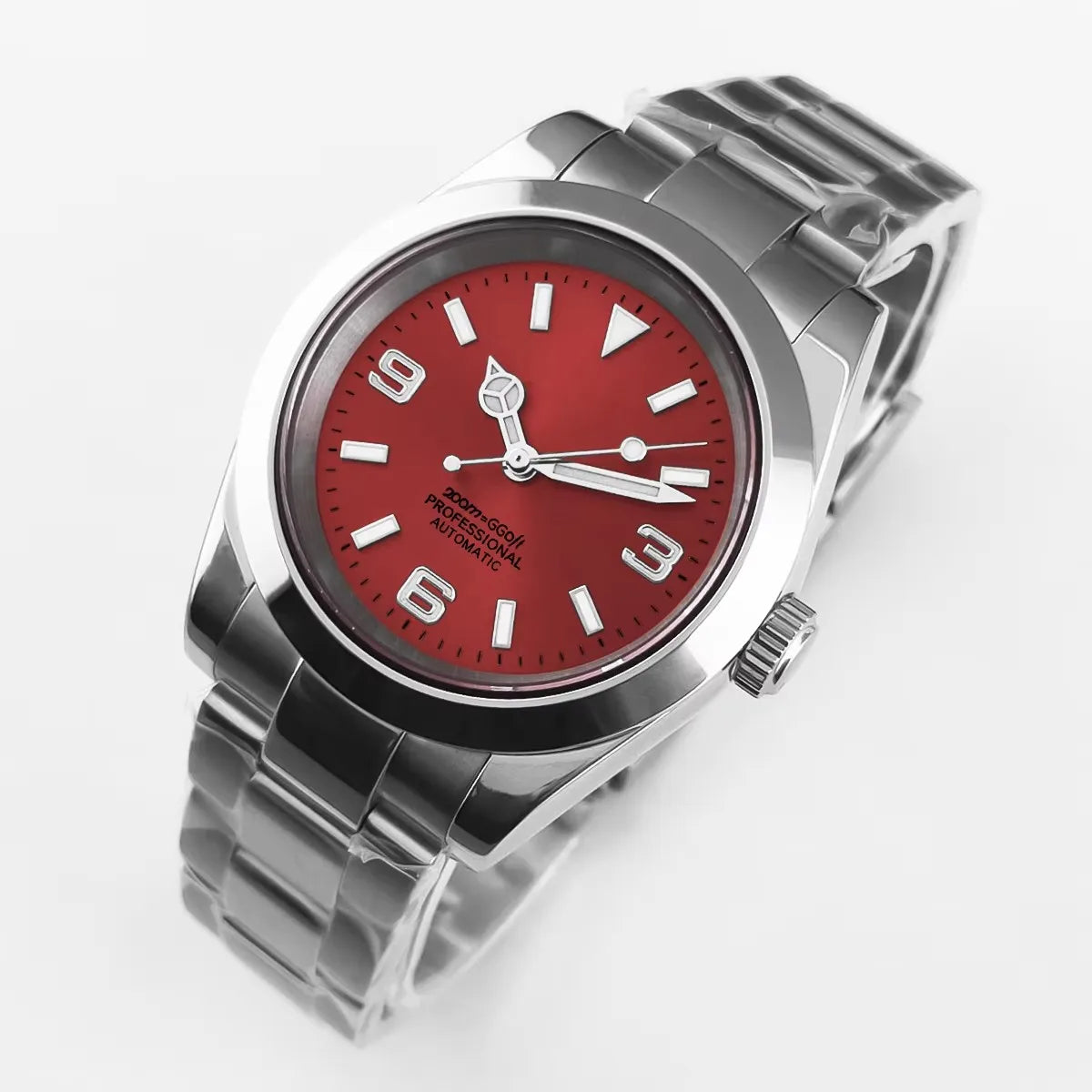Corgeut 36mm/39mm Luxury Automatic Mechanical Watch – Sapphire Crystal, 10Bar Waterproof, Classic Number Dial Men’s Wristwatch