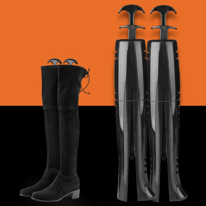 Boots Stand Holder with Handle – Anti-Crease Boot Shaper & Toe Support for Women’s Long Boots