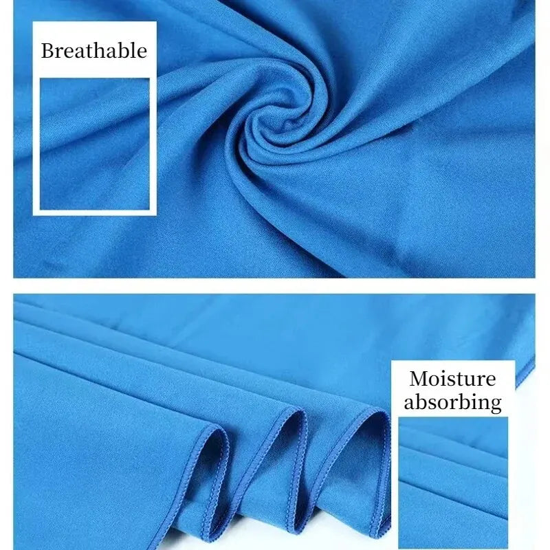 Quick-Drying Sports Towel: 40x80CM Blue, Grey, Green, or Orange - Ideal for Swimming, Gym, Fitness, Camping, Running and Beach Use