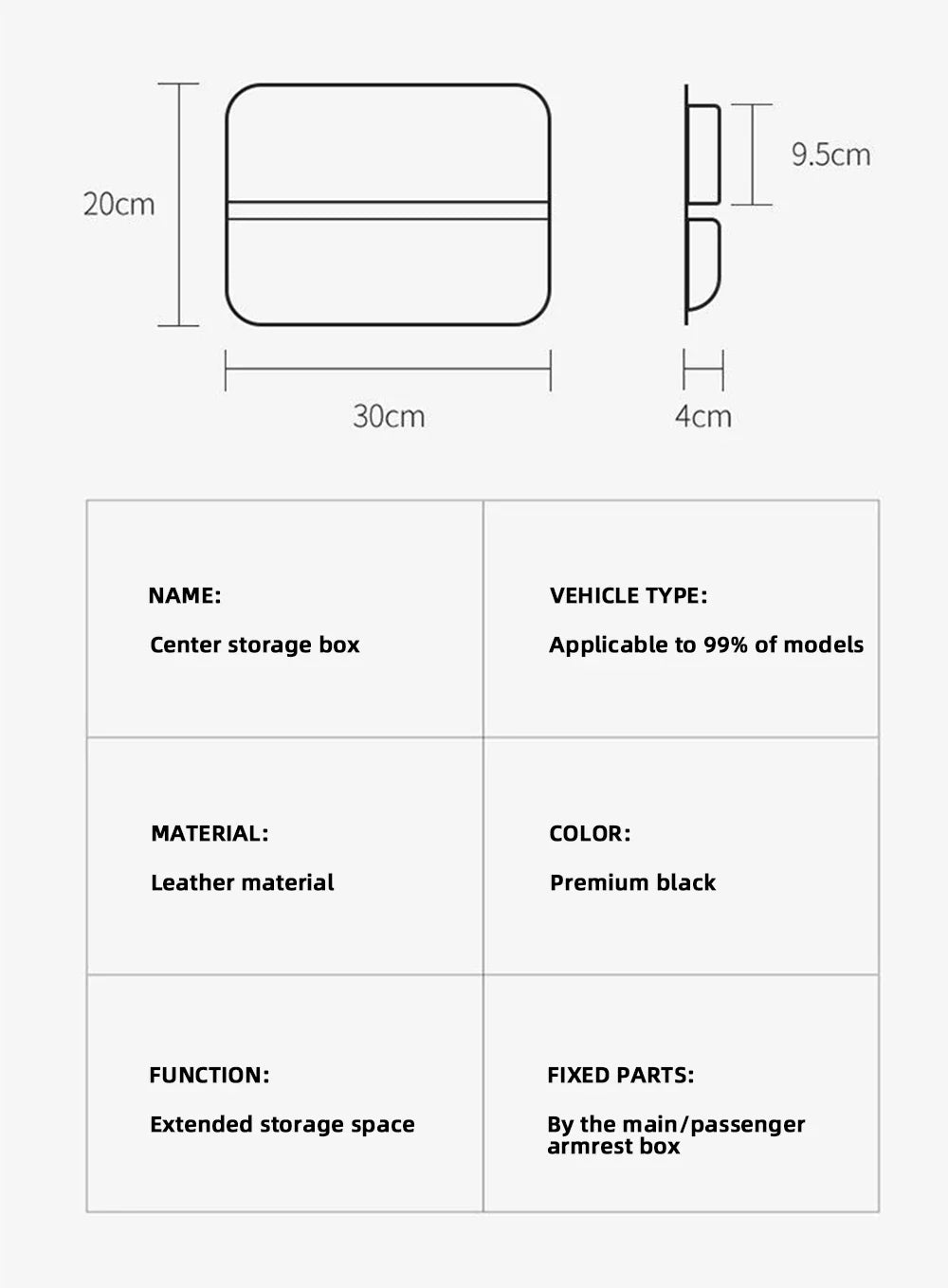 Multifunctional Car Seat Gap Organizer – Leak-proof PU Leather Storage Box with Cup Holder