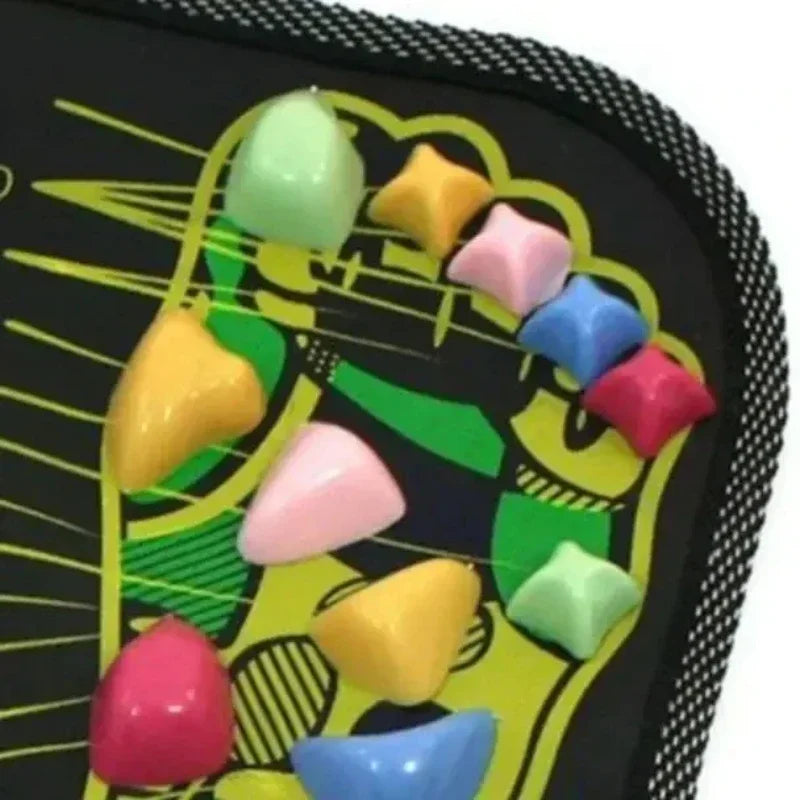 Foot Massage Mat Acupressure Pad — Trigger Point Therapy for Pain Relief, Stress Reduction & Reflexology Walk