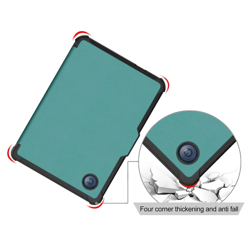 Kobo Clara BW/Clara Colour 2024 Case - 6 Inch Auto Wake Sleep PU Leather Cover, Soft Magnetic Ereader Hoesje N365 N367 Funda