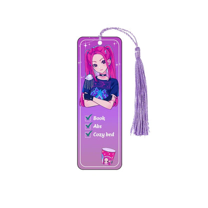 KPop Demon Hunters Huntrix Cartoon Bookmarks – Cute Anime Stationery for Fans & Students