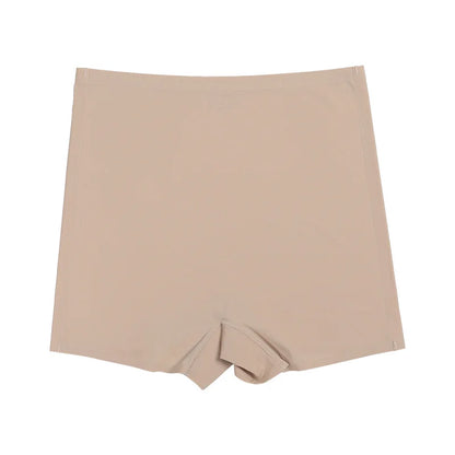Seamless Ice Silk Biker Shorts — Solid Boxer Leggings for Women, Sports Yoga Pants & Comfortable Shorts