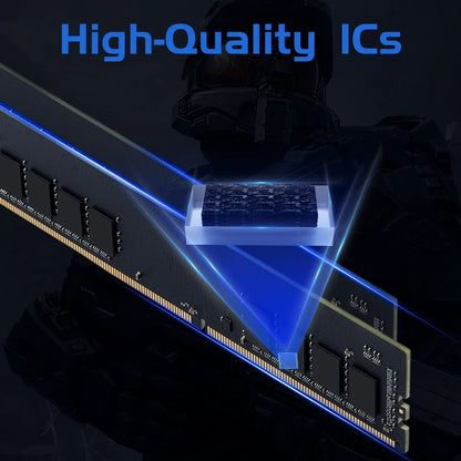 Netac DDR4 Desktop RAM - 3200/3600MHz UDIMM Memory with Aluminum Heatsink & XMP 2.0