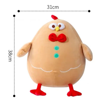 Chicken & Leg Plush Toy — Soft Gingerbread Chicken Doll for Kids & Birthday Gifts